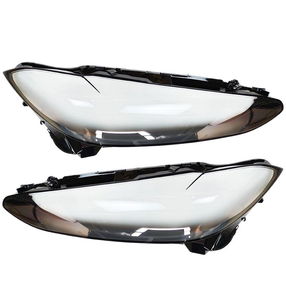 New Pair Front Headlamp Lens Cover Glue 2020 2022 G22 G23 for BMW 4 Series