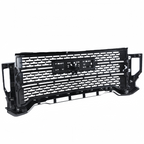 For GMC Sierra 2500 HD 3500 HD 2020-2023 Front Bumper Grille W/Camera Hole