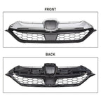 Fit 2017 2018 2019 Honda CRV CR-V Front Bumper Upper Grille Chrome HO1210147C