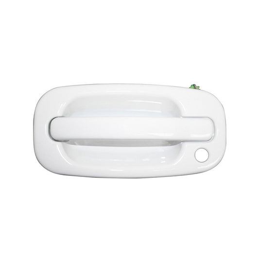 Front Exterior Olympic White Painted Door Handle Set 1999 2007 Silverado