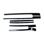 Black Door Side Body Molding Trim Strip Kits for Range Rover L405 2013 2022