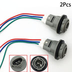 Front Turn Signal Light Socket Connector Harness w 3 Wire Kit for Honda Civic
