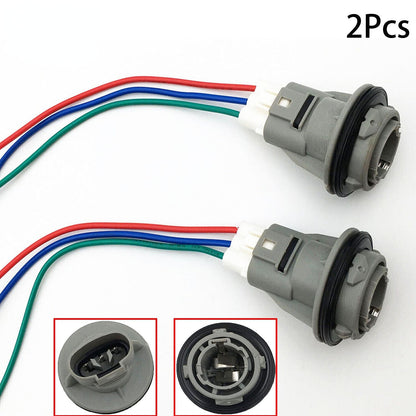 Front Turn Signal Light Socket Connector Harness w 3 Wire Kit for Honda Civic