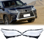 Clear Left Right Replacement Headlight Lens Covers for Lexus LX570 2016 2019