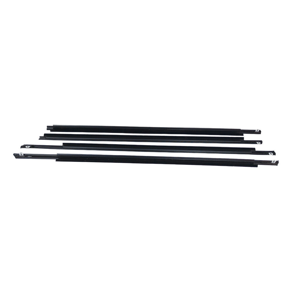 Front Rear Door Belt Moulding Weatherstrips for Toyota Prius 2004 2009