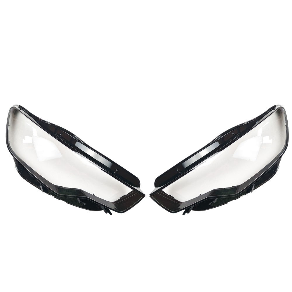 Clear Headlight Headlamp Lens Covers Left and Right for Audi A6 C7 2011 2015