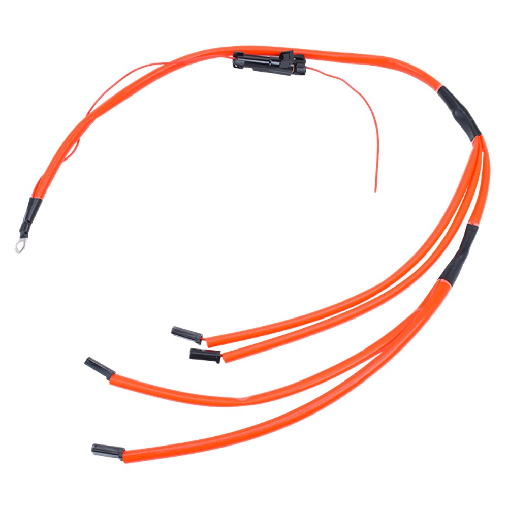 New 1200F Insulated Glow Plug Harness Red for Chevrolet for GMC 6 5L Turbo