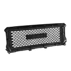 Front Upper Bumper Grille Matte Black For GMC Sierra 1500 2014 2015 Denali Style
