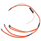 New 1200F Insulated Glow Plug Harness Red for Chevrolet for GMC 6 5L Turbo