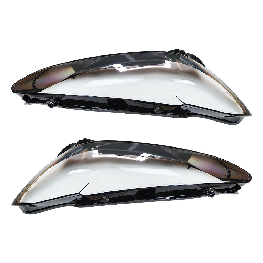 New Pair Front Headlamp Lens Cover Glue 2020 2022 G22 G23 for BMW 4 Series