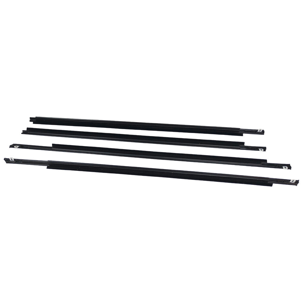Front Rear Door Belt Moulding Weatherstrips for Toyota Prius 2004 2009