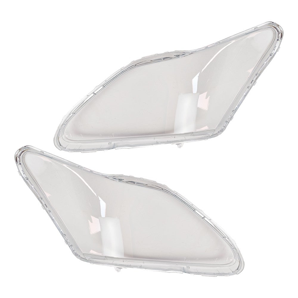 Front Headlight Lens Headlamp Cover Left Right Pair for Lexus LS430 2004 06