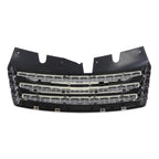 Front Bumper Grille Black w/Chrome Trim For 2010-2015 GMC Terrain SLT GM1200630