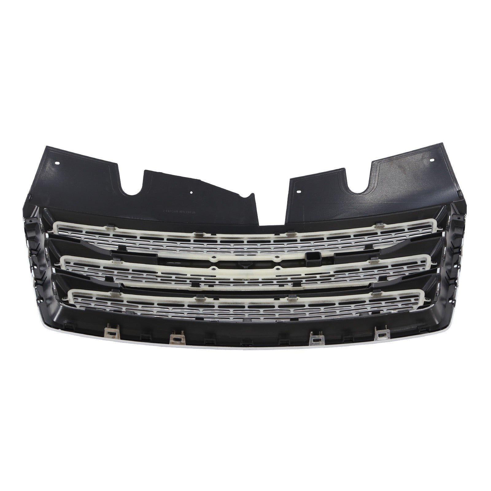 Front Bumper Grille Black w/Chrome Trim For 2010-2015 GMC Terrain SLT GM1200630