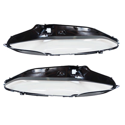 New Pair Front Headlamp Lens Cover Glue 2020 2022 G22 G23 for BMW 4 Series