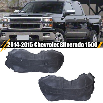 Cotton Lined Front Fender Liner for 2014 2015 for Chevrolet Silverado 1500