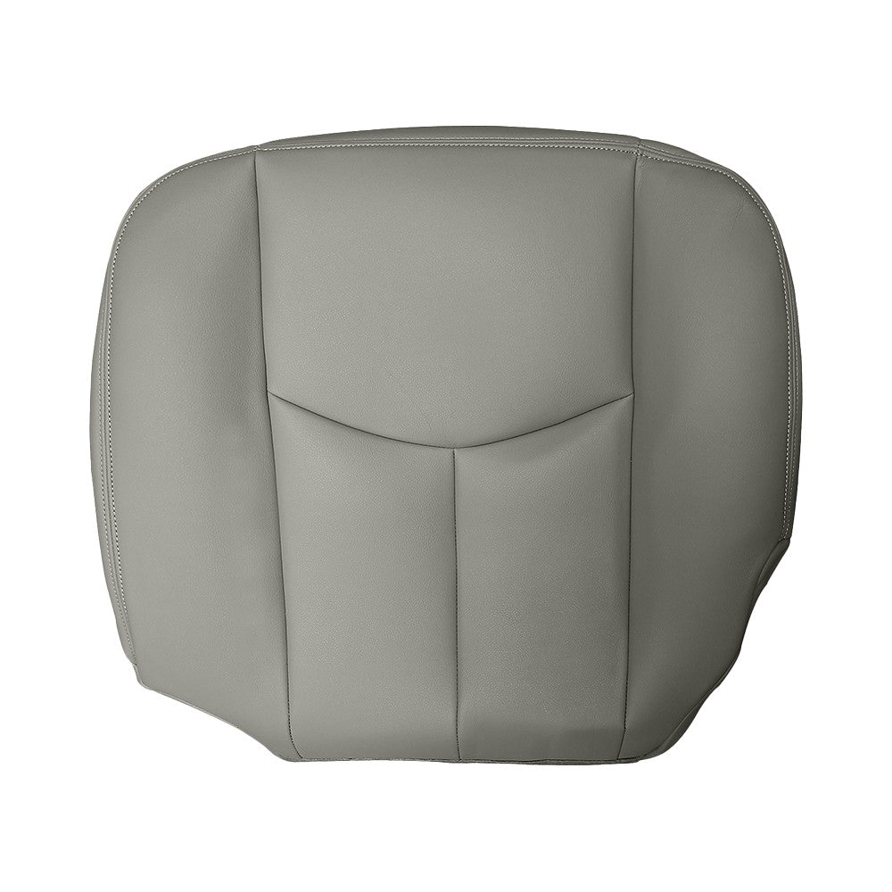 LH RH Bottom Leather Seat Cover Gray for Chevy Avalanche 2003 2006
