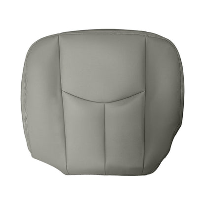 LH RH Bottom Leather Seat Cover Gray for Chevy Avalanche 2003 2006