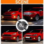 Pair For Ford Explorer 2011-2015 Clear Lens Fog Lights Bumper Lamps 2Pcs New