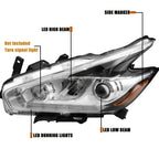 For 2015-2018 Nissan Murano Full LED Headlight Headlamp Right Passenger Side