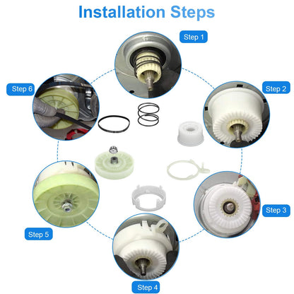 W10006356 Washer Pulley Clutch Kit for Whirlpool AP4514410 PS2579377