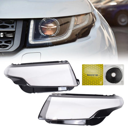 1 Pair Headlight Lens Cover Fits for Land Rover for Range Rover Evoque 2012