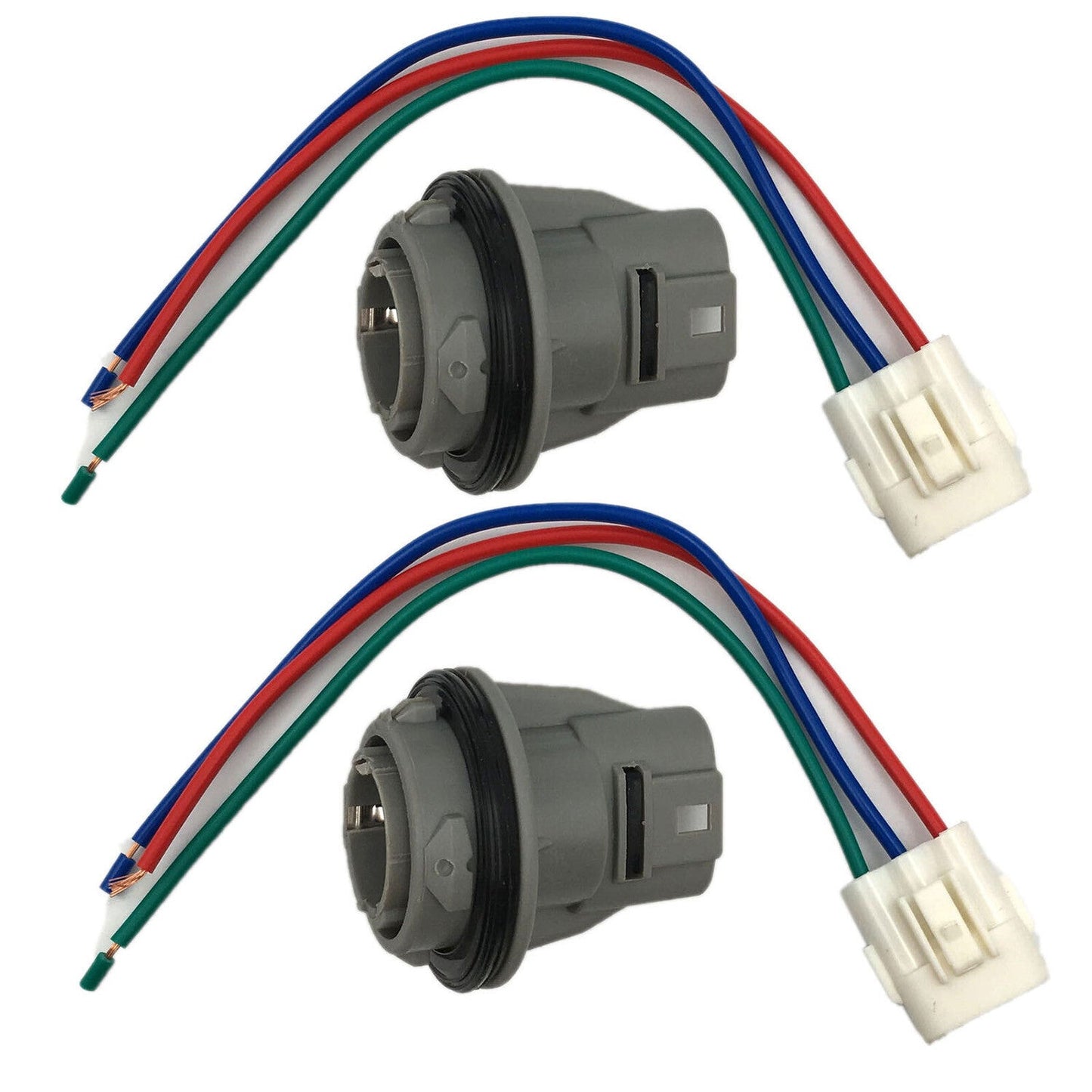 Front Turn Signal Light Socket Connector Harness w 3 Wire Kit for Honda Civic