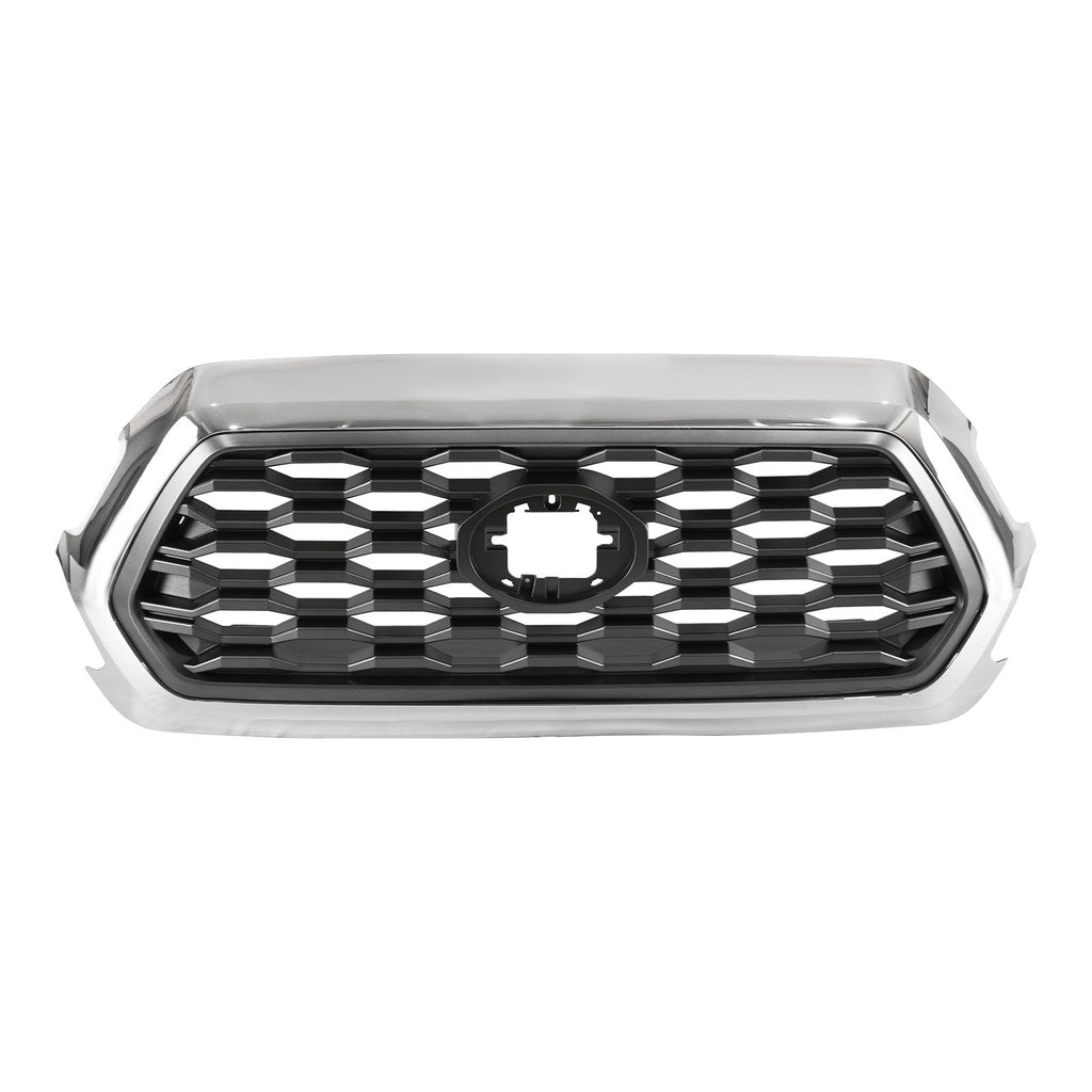 For Toyota Tacoma 2016-2022 Front Upper Grille Assembly w/Chrome Shell Outer
