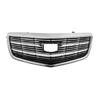 Fits 2015 2016-2019 Cadillac ATS Front Grille Upper Bumper Grill W/Chrome 15-19