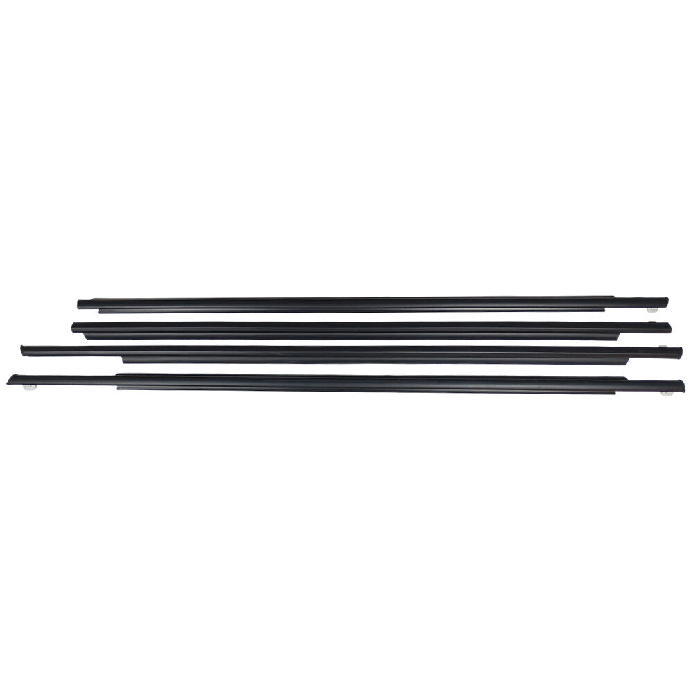 Front Rear Door Belt Moulding Weatherstrips for Toyota Prius 2004 2009