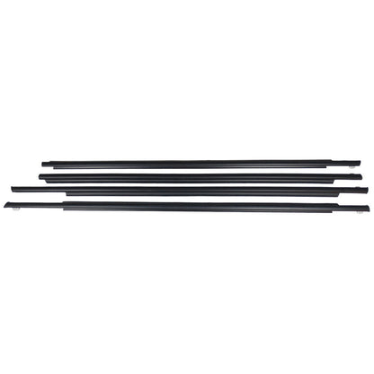 Front Rear Door Belt Moulding Weatherstrips for Toyota Prius 2004 2009
