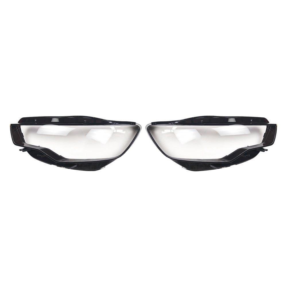 Clear Headlight Headlamp Lens Covers Left and Right for Audi A6 C7 2011 2015