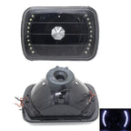 5x7 7x6 LED Headlights Black Housing for Ford F150 F250 F350 1978-1986