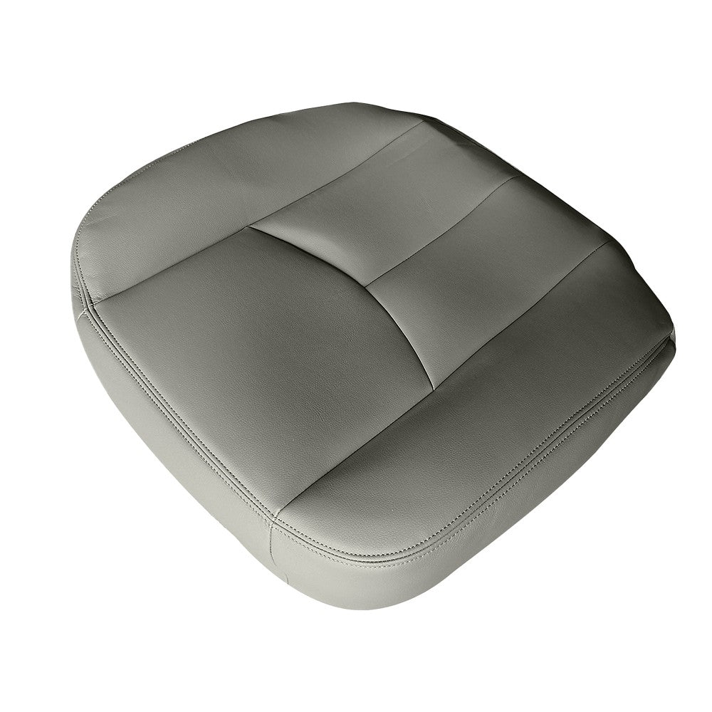 LH RH Bottom Leather Seat Cover Gray for Chevy Avalanche 2003 2006
