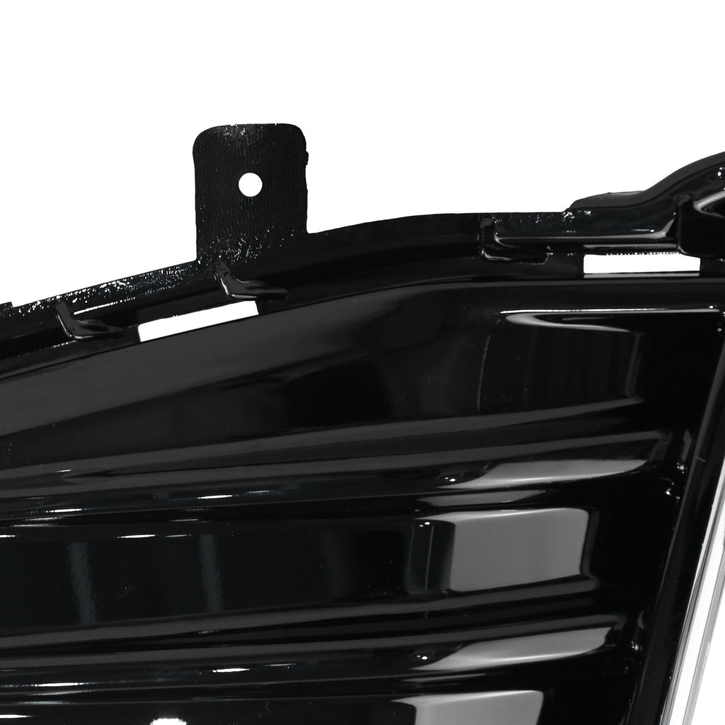 2Pcs Fog Light Cover For 2019-2024 Ford Edge Front Bumper Chrome Trim w/Bezel