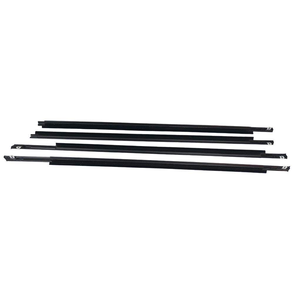 Front Rear Door Belt Moulding Weatherstrips for Toyota Prius 2004 2009