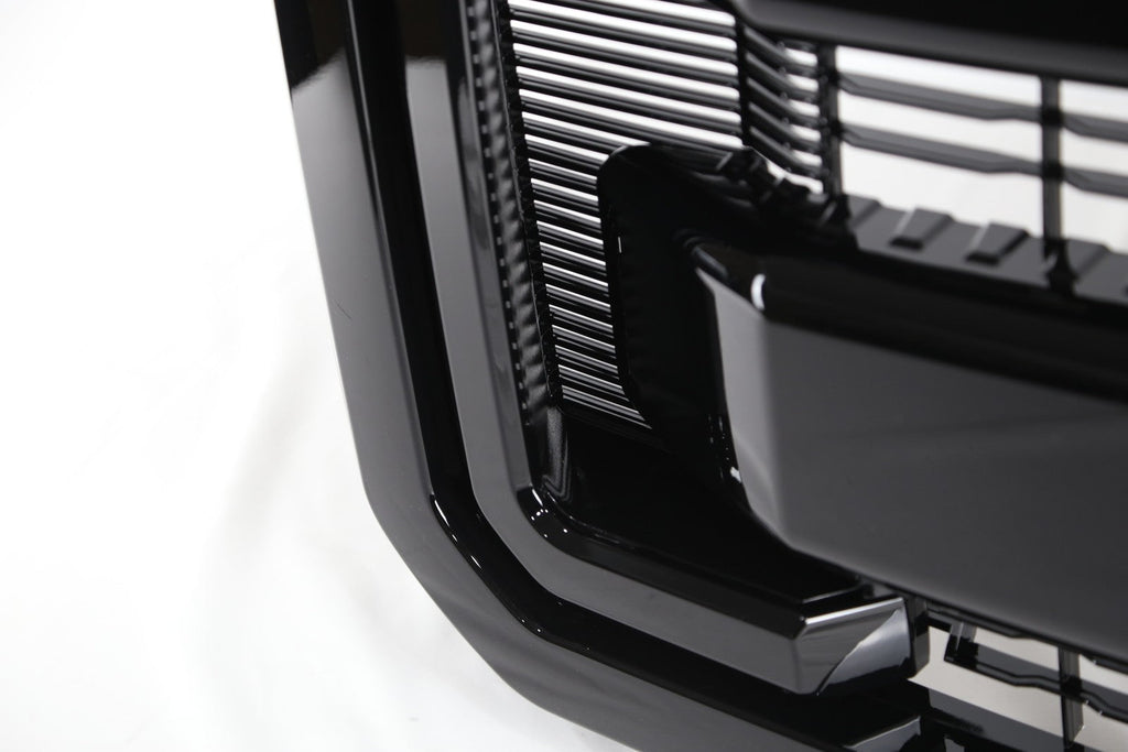 Gloss Black Front Bumper Grille For Ford F250 F350 F450 2011-2016 BC3Z-8200-A