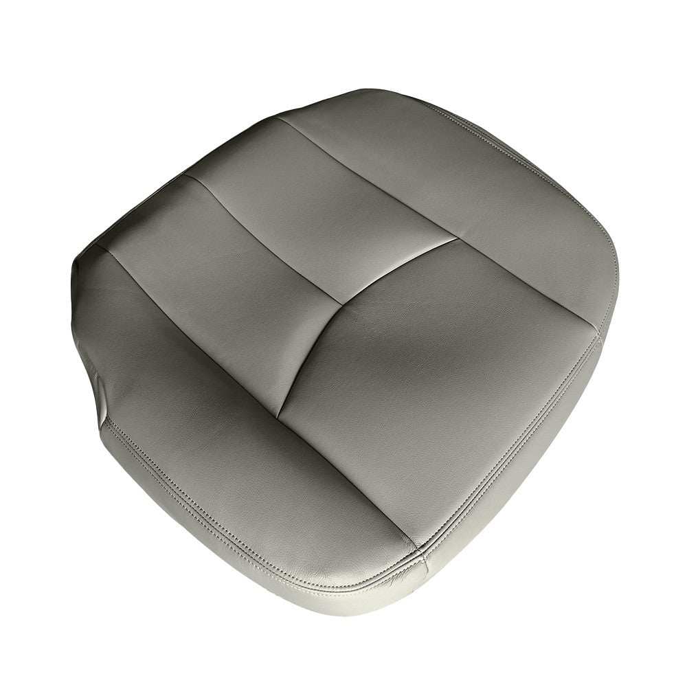 LH RH Bottom Leather Seat Cover Gray for Chevy Avalanche 2003 2006