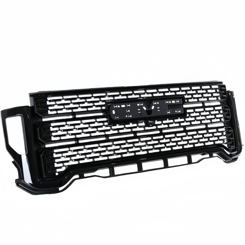 For GMC Sierra 2500 HD 3500 HD 2020-2023 Front Bumper Grille W/Camera Hole