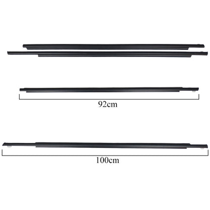 Front Rear Door Belt Moulding Weatherstrips for Toyota Prius 2004 2009