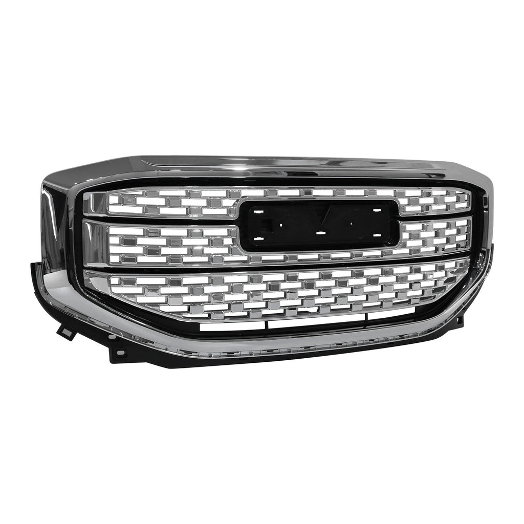 For GMC Acadia Denali 2017 2018 2019 84378394 Front Upper Grille Assembly Chrome
