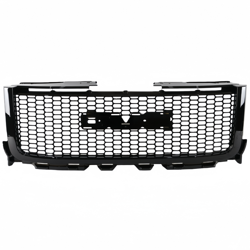 Front Grille Assembly Fits For 2011 2012 2013 2014 GMC Sierra 2500/3500 HD Black