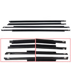 Front Rear Door Belt Moulding Weatherstrips for Toyota Prius 2004 2009