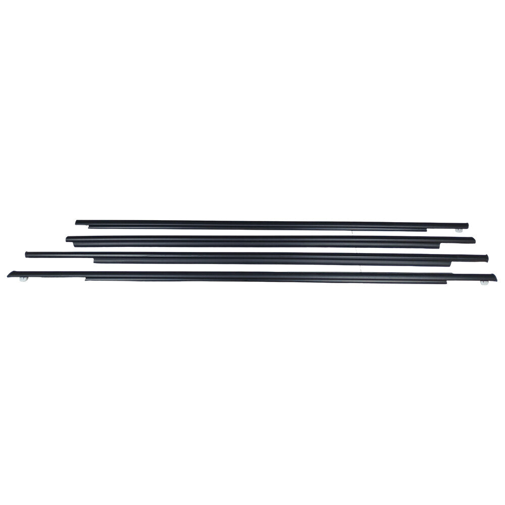 Front Rear Door Belt Moulding Weatherstrips for Toyota Prius 2004 2009