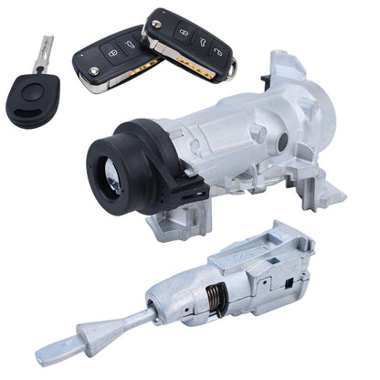 NEW Ignition Switch Door Lock Cylinder 2006 2018 With Remote Key for VW Jetta