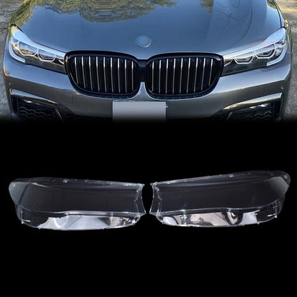 Headlight Lens Clear Cover Lamp Shade A Pair for BMW 7 Series G11 G12 2016 2019