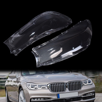 Headlight Lens Clear Cover Lamp Shade A Pair for BMW 7 Series G11 G12 2016 2019