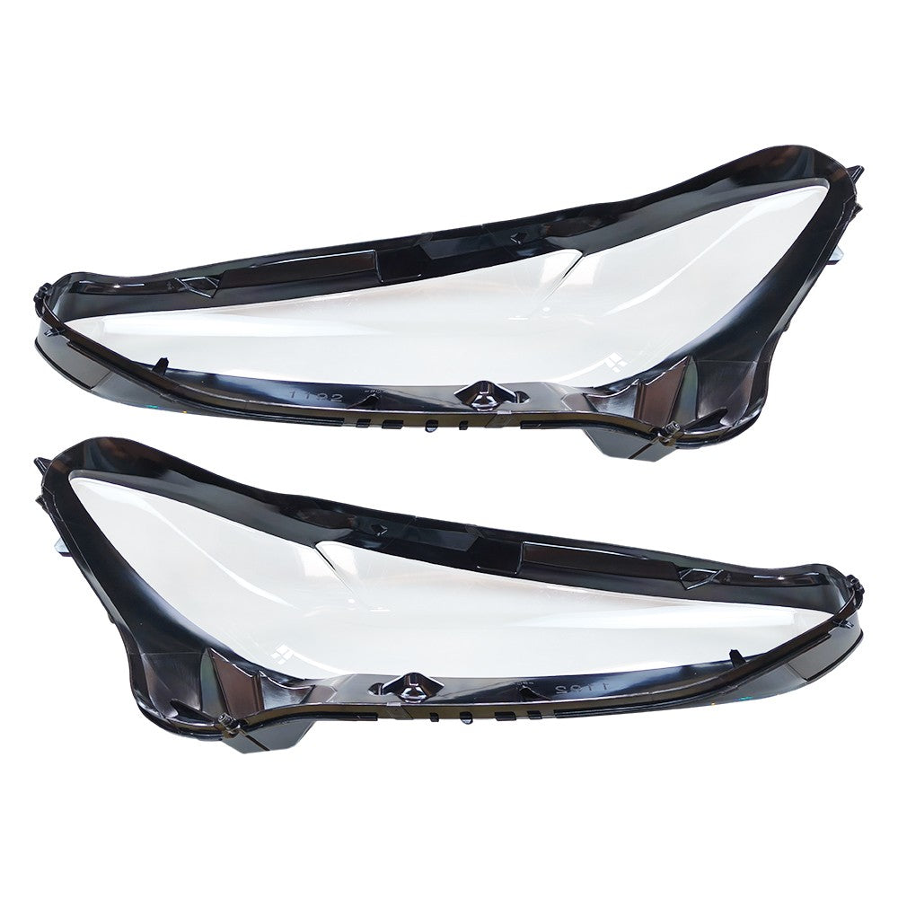 New Pair Front Headlamp Lens Cover Glue 2020 2022 G22 G23 for BMW 4 Series