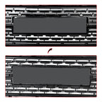 Front Bumper Grille Black w/Chrome Trim Fit GMC Sierra 2500 HD/3500 HD 2020-2023