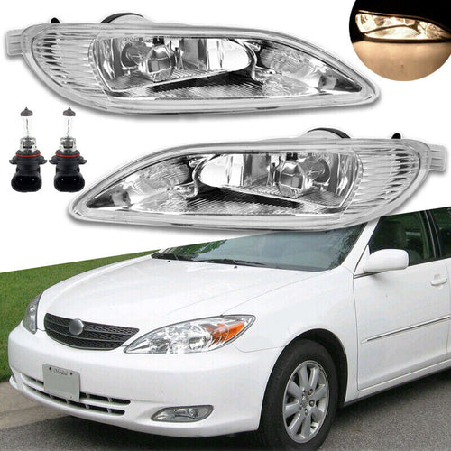 Pair Fog Lights Lamps w/ Bulb for 2005-2008 for Toyota Corolla for Camry